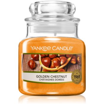 Yankee Candle Golden Chestnut lumânare parfumată Clasic mini
