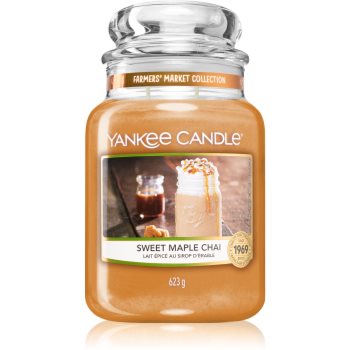 Yankee Candle Sweet Maple Chai lumânare parfumată Clasic mare