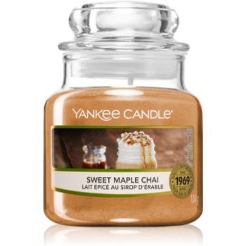 Yankee Candle Sweet Maple Chai lumânare parfumată Clasic mini