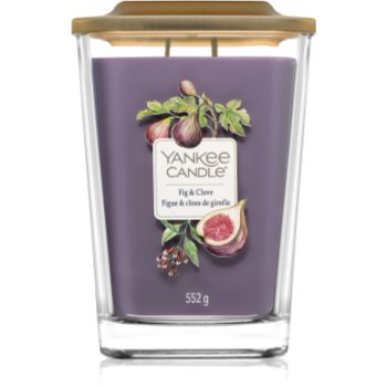 Yankee Candle Elevation Fig & Clove lumânare parfumată mare