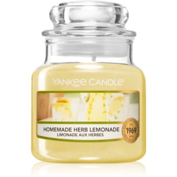 Yankee Candle Homemade Herb Lemonade lumânare parfumată Clasic mini