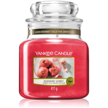 Yankee Candle Roseberry Sorbet lumânare parfumată Clasic mediu