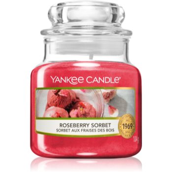 Yankee Candle Roseberry Sorbet lumânare parfumată Clasic mini
