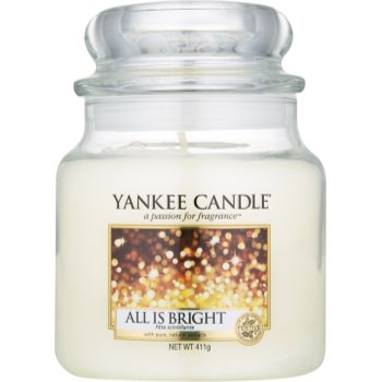 Yankee candle all is bright lumânare parfumată clasic mediu