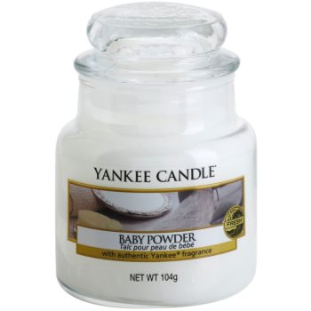 Yankee Candle Baby Powder lumanari parfumate 104 g Clasic mini