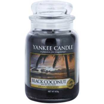 Yankee Candle Black Coconut lumânare parfumată Clasic mare
