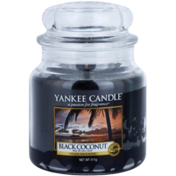 Yankee Candle Black Coconut lumânare parfumată Clasic mediu