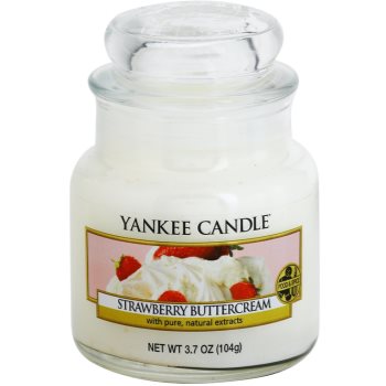 Yankee Candle Strawberry Buttercream lumanari parfumate 104 g Clasic mini