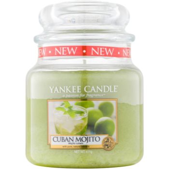 Yankee Candle Cuban Mojito lumanari parfumate 411 g Clasic mediu