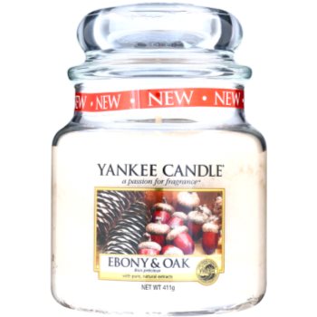 

Yankee Candle Ebony & Oak ароматизована свічка 411 гр Classic середня