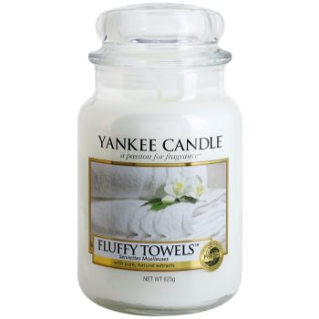Yankee candle fluffy towels lumânare parfumată clasic mare