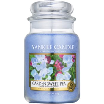 

Yankee Candle Garden Sweet Pea ароматизована свічка 623 гр Classic велика