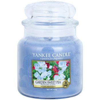 

Yankee Candle Garden Sweet Pea ароматизована свічка 411 гр Classic середня