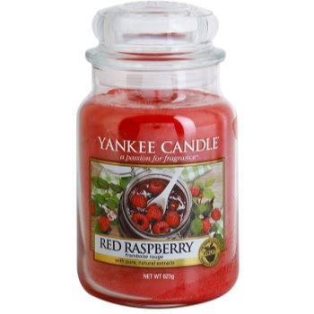 Yankee candle red raspberry lumânare parfumată clasic mare