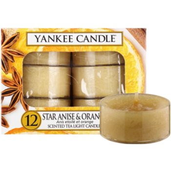 

Yankee Candle Star Anise & Orange чайні свічки 12 x 9,8 гр