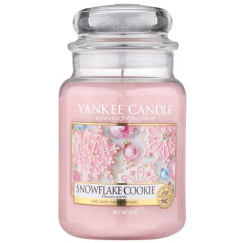 Yankee candle snowflake cookie lumânare parfumată clasic mare