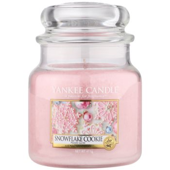 Yankee candle snowflake cookie lumânare parfumată clasic mediu