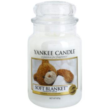 Yankee candle soft blanket lumânare parfumată clasic mare
