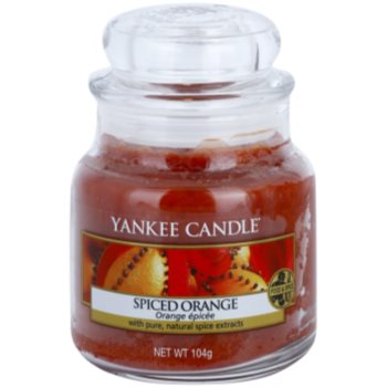 Yankee candle spiced orange lumânare parfumată clasic mini