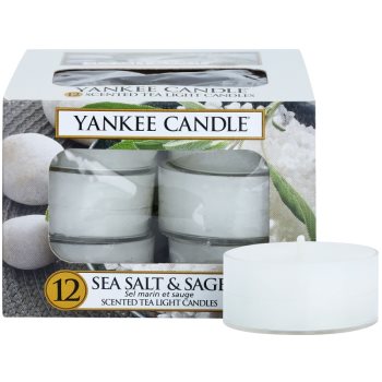 

Yankee Candle Sea Salt & Sage чайні свічки 12 x 9,8 гр