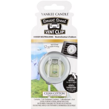 Yankee candle clean cotton parfum pentru masina clip