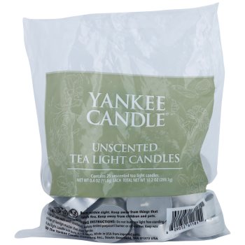 

Yankee Candle Unscented чайні свічки 25 кс