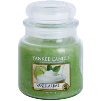 Yankee Candle Vanilla Lime lumânare parfumată Clasic mediu