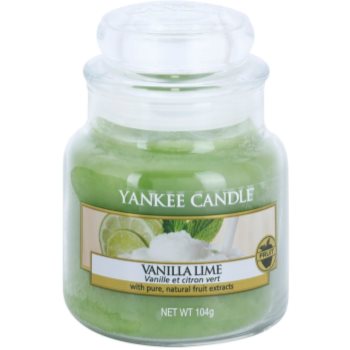 Yankee candle vanilla lime lumânare parfumată clasic mini