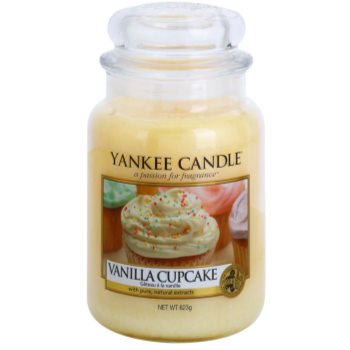 Yankee candle vanilla cupcake lumânare parfumată clasic mare