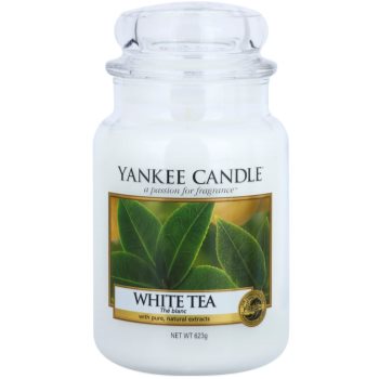 Yankee Candle White Tea lumanari parfumate 623 g Clasic mare