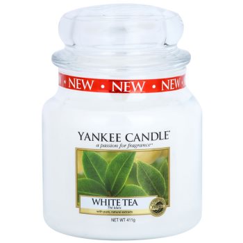 

Yankee Candle White Tea ароматизована свічка 411 гр Classic середня