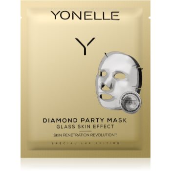 Yonelle Diamond Party Mask Masca hidratanta cu efect revitalizant sub forma de foaie