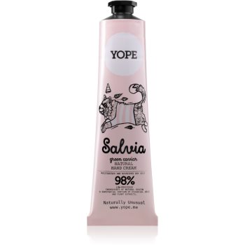Yope sage & green caviar cremă naturală de mâini nutritie si hidratare