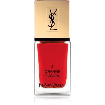 

Yves Saint Laurent La Laque Couture лак для нігтів відтінок 02 Orange Fusion 10 мл