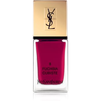 Yves Saint Laurent La Laque Couture lak na nehty odstín 08 Fuchsia Cubiste 10 ml