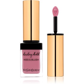 

Yves Saint Laurent Baby Doll Kiss & Blush помада-рум'яна з матуючим ефектом відтінок 9 Rose Épicurien 10 мл