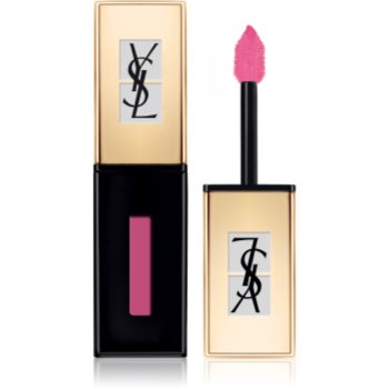 Yves Saint Laurent Vernis À Lèvres Pop Water ruj și gloss de buze 2 în 1, cu efect umed