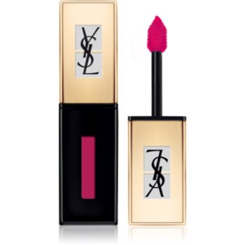 Yves Saint Laurent Vernis À Lèvres Pop Water ruj și gloss de buze 2 în 1, cu efect umed