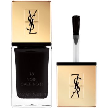 

Yves Saint Laurent La Laque Couture лак для нігтів відтінок 73 Noir Over Noir 10 мл