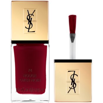 

Yves Saint Laurent La Laque Couture лак для нігтів відтінок 74 Rouge Over Noir 10 мл