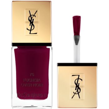 

Yves Saint Laurent La Laque Couture лак для нігтів відтінок 75 Fuchsia Over Noir 10 мл