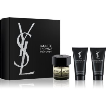 

Yves Saint Laurent La Nuit de L'Homme подарунковий набір VI. Туалетна вода 60 ml + Бальзам після гоління 50 ml + Гель для душу 50 ml