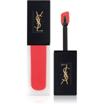 Yves saint laurent tatouage couture velvet cream ruj cremos foarte pigmentat cu efect matifiant