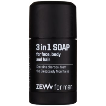Zew for men sapun natural pentru fata, corp si par 3 in 1