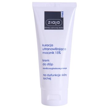 Ziaja med ultra-moisturizing with urea crema regeneratoare pentru picioare, cu efect de hidratare pe pielea fierbinte