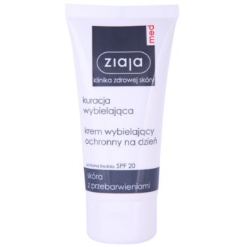 Ziaja Med Whitening Care crema protectiva impotriva petelor pigmentare SPF 20 poza