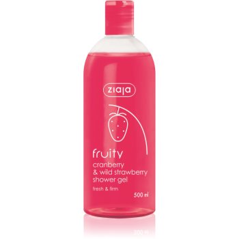Ziaja fruity cranberry & wild strawberry gel de dus hidratant
