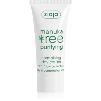 

Ziaja Manuka Tree Purifying денний крем для комбінованої та жирної шкіри SPF 10 50 мл