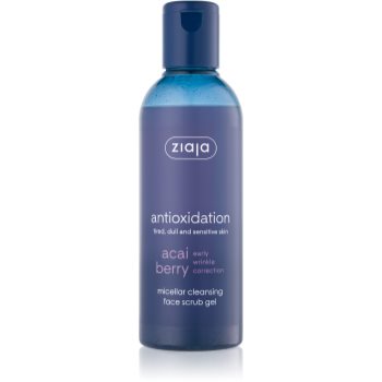 Ziaja acai berry gel de curatare micelar cu efect exfoliant