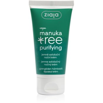Ziaja manuka tree purifying exfoliant crema de noapte pentru ten gras si mixt